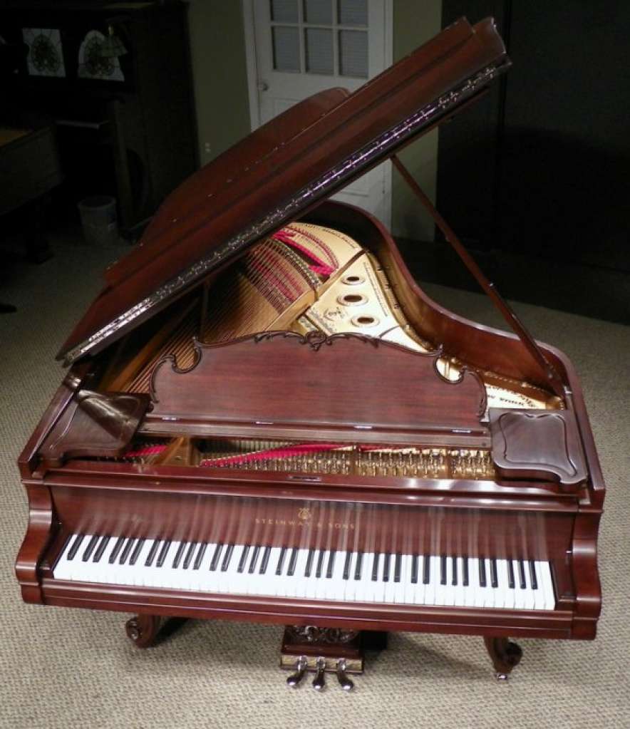 Steinway Model B Louis XV Carved Concert Grand - Antique Piano