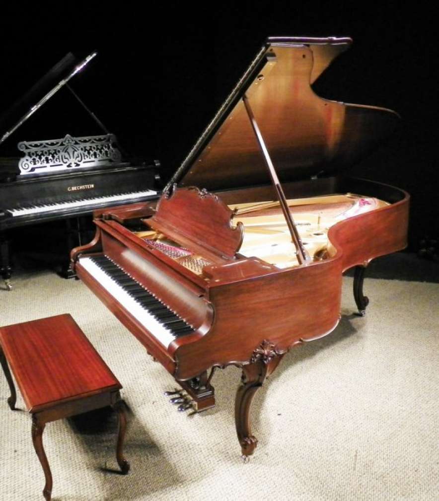 Steinway Model B Louis XV Carved Concert Grand - Antique Piano