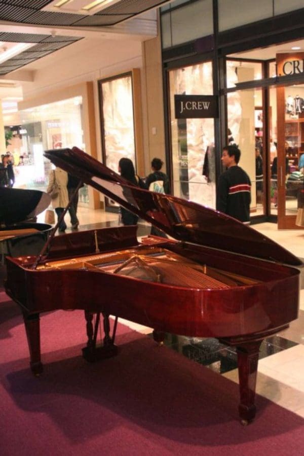 Steinway & Sons OAK Model B Victorian Concert Grand Piano