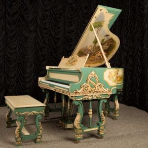 Lauter Italian Baroque Style Apartment Size Baby Grand Piano