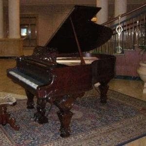 Kranich & Bach Empire Style Victorian Parlor Grand Piano