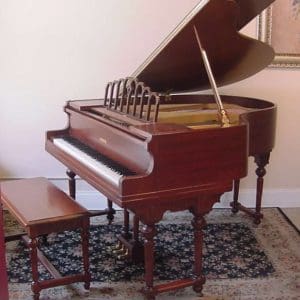 Howard Sheraton Style Baby Grand Piano