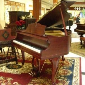 Henry F. Miller French Provincial Baby Grand Piano