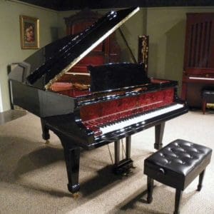 Elegant Model O Steinway Parlor Grand Piano