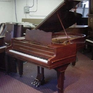 Chickering Mahogany Parlor Grand Piano