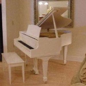 Chauncey White Baby Grand Piano