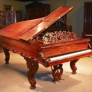 Very Rare 19th Century Badlam Concert Grand Piano