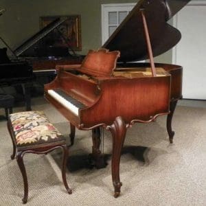 Shaw Louis XV Style Baby Grand Piano
