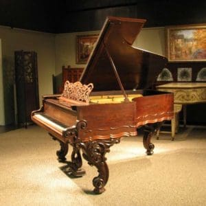 Amazing Weber Rococo Style Victorian Parlor Grand Piano