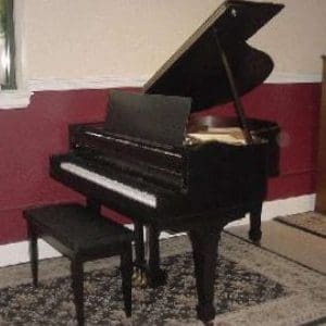 A.B. Chase Ebony Baby Grand Piano