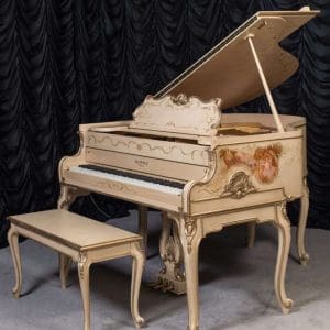 Stieff Country French Style Louis XV Baby Grand Piano