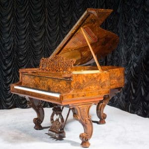 Steinway Exotic Burl Wood Model A Grand Piano