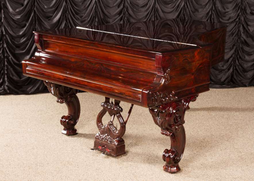 Steinway & Sons Rococo Style 1 Victorian Grand Piano - Antique