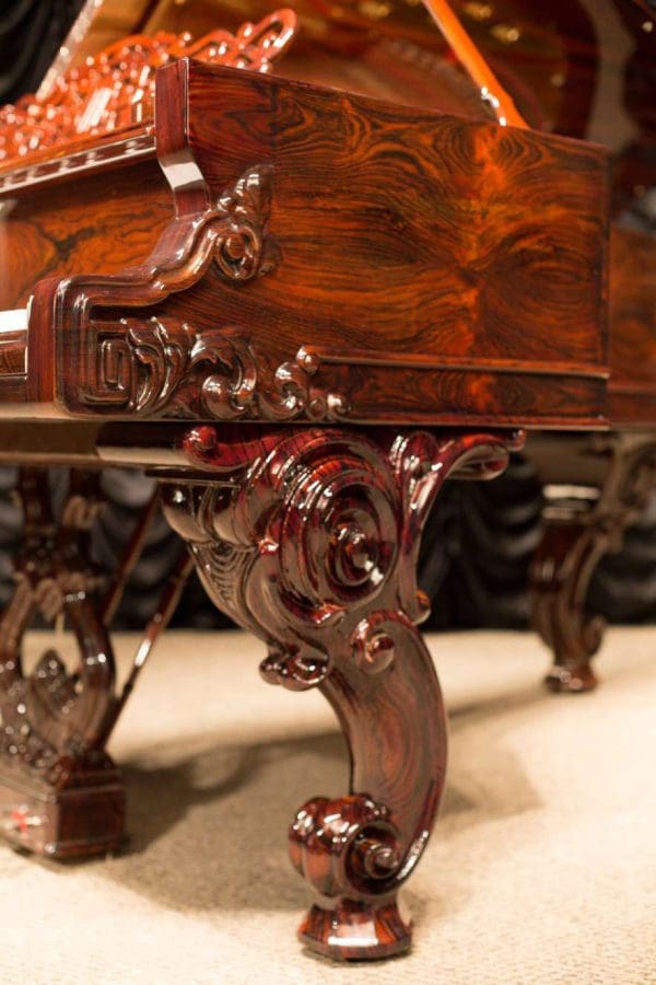 Steinway & Sons Rococo Style 1 Victorian Grand Piano - Antique