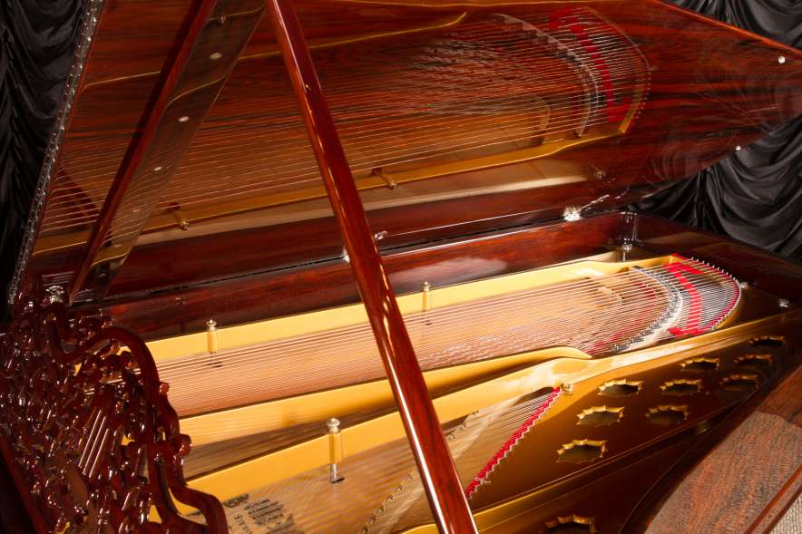 Steinway & Sons Rococo Style 1 Victorian Grand Piano - Antique