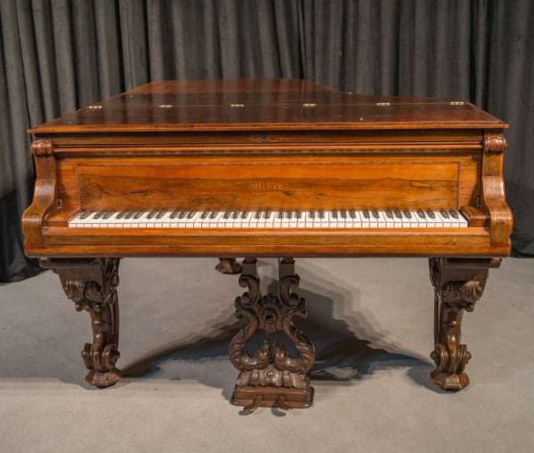 アンティーク　トイピアノ　grand piano Weber Rosewood Rococo Parlor Grand Piano | Antique Piano Shop, Inc.