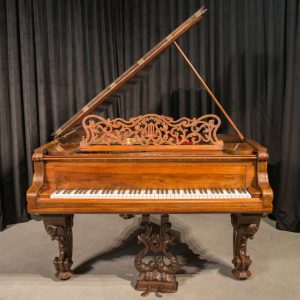 Weber Rosewood Rococo Parlor Grand Piano