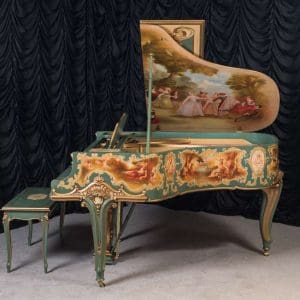 Knabe Neoclassical Style Custom Designed Parlor Grand Piano