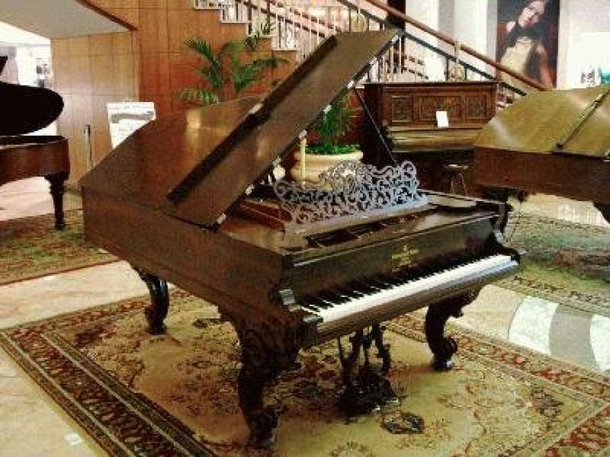 Steinway & Sons Rococo Victorian Grand Piano - Antique Piano Shop