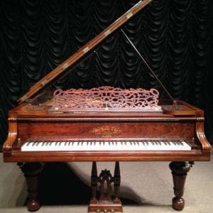 Knabe Victorian Eastlake Parlor Grand Piano