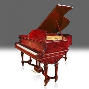 Wissner Louis XVI Carved Parlor Grand Piano