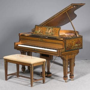 Original Madame Butterfly Christman & Sons Oriental Baby Grand Piano