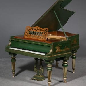 Antique Original Pleyel & Co. Painted Chinese Chippendale Custom Made Grand Piano