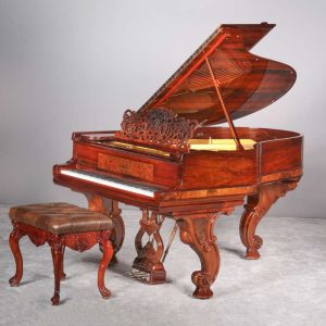Steinway Rosewood and Burl Model A Grand Piano