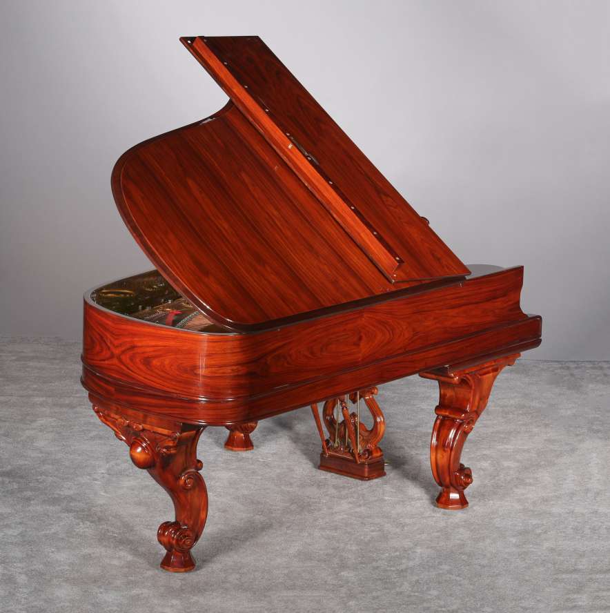 Stunning Steinway & Sons Style 1 Rococo Victorian Grand Piano