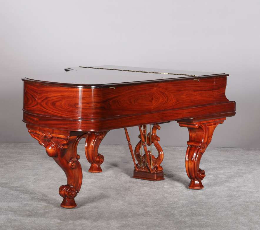coco様のスタインウェイ エプロン　Steinway オレンジlogo S Stunning Steinway & Sons Style 1 Rococo Victorian Grand Piano