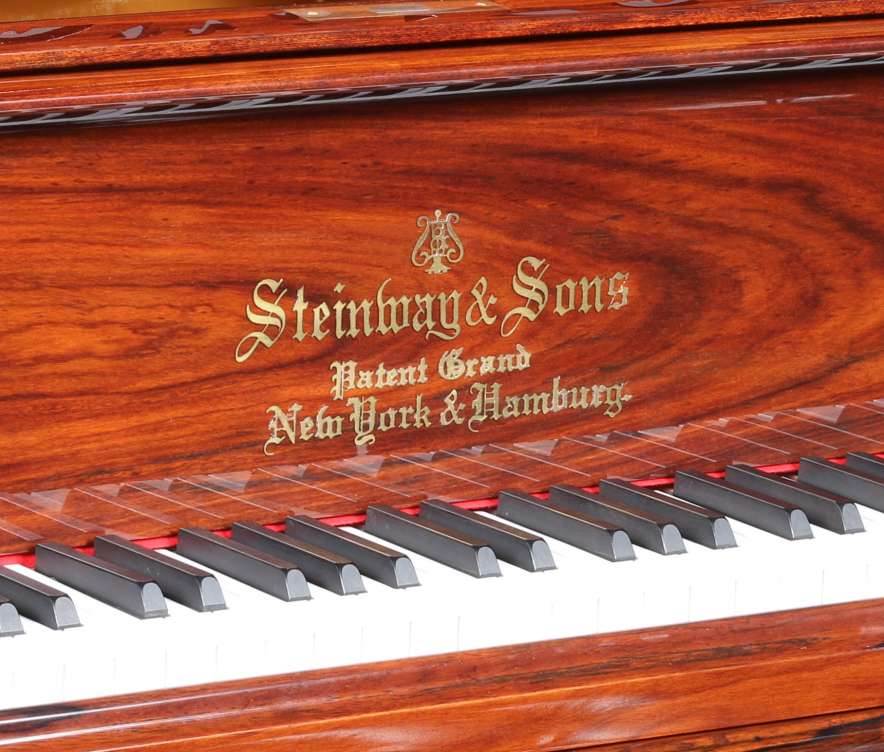 Stunning Steinway & Sons Style 1 Rococo Victorian Grand Piano