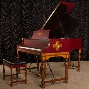 Chickering Spanish Renaissance Style Baby Grand Piano