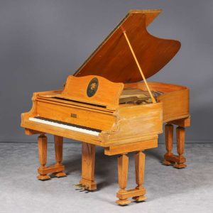 Art Nouveau Style Knabe Parlor Grand Piano