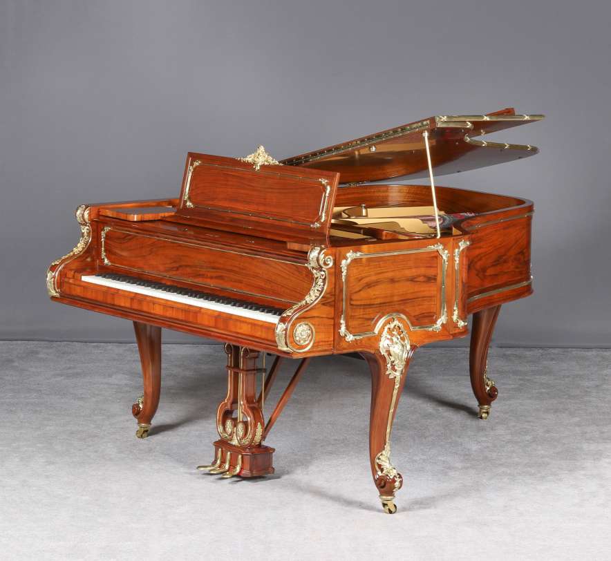 Antique Weber Louis XV Parlor Grand Player Piano – Antique Piano