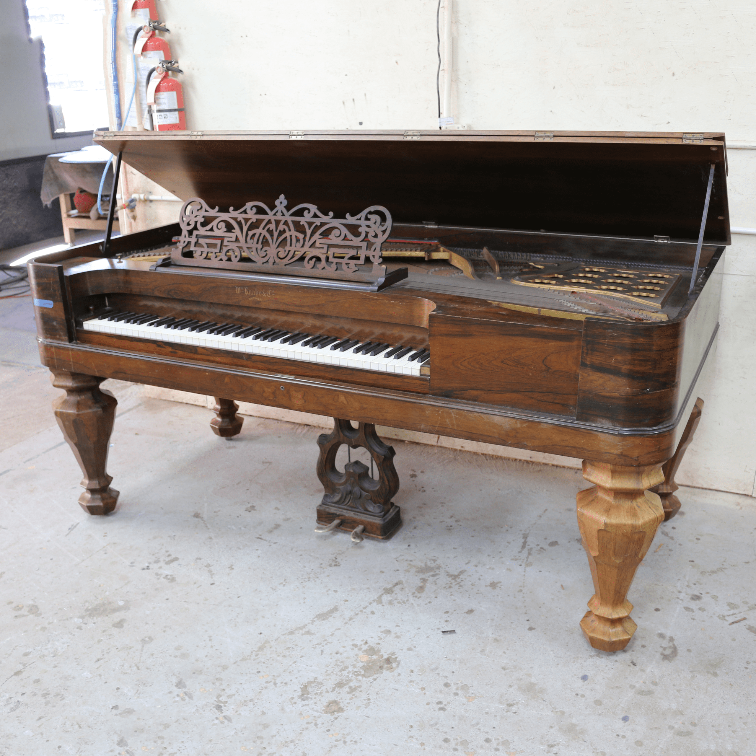 ピノページ 1870 Knabe Square Grand Piano – Antique Piano Shop, Inc.