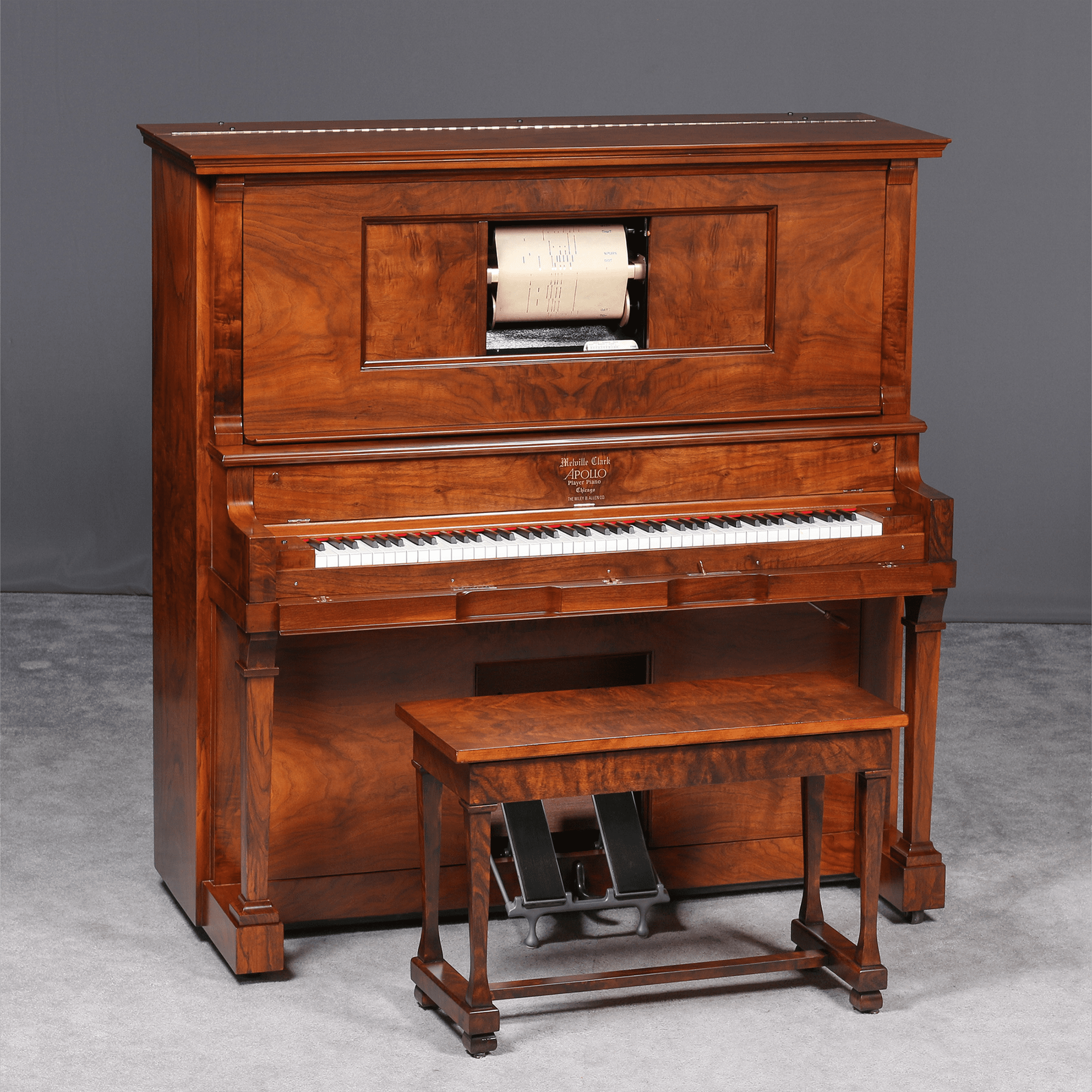 1911 Melville Clark “Apollo” Player Piano – Antique Piano Shop, Inc.