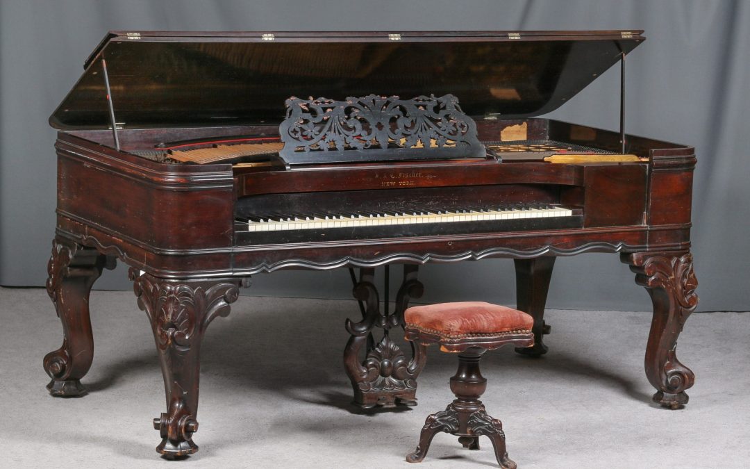 Featured Piano | J & C Fisher Victorian Square Grand Piano
