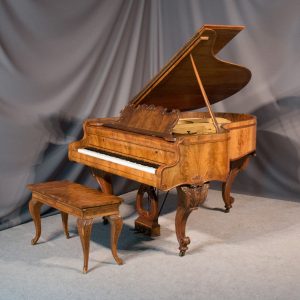Steger & Sons Louis XV Carved Baby Grand Piano