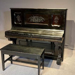 J & C Fischer Victorian Upright Piano