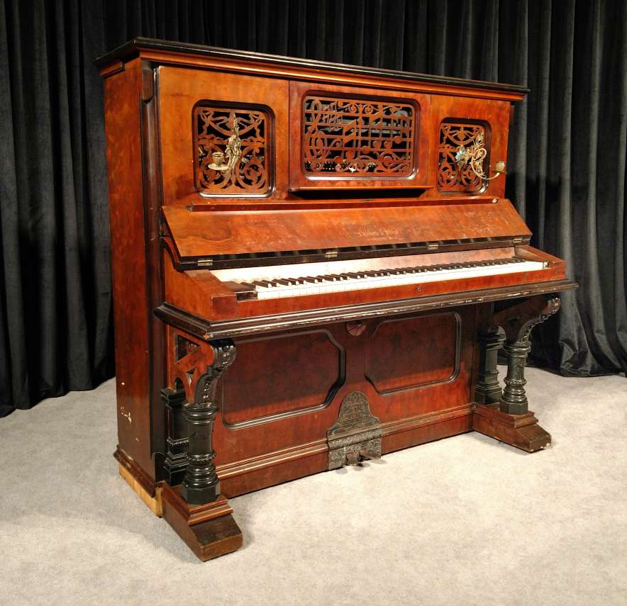 Gibbons & Stone Upright Piano - Antique Piano Shop, Inc.