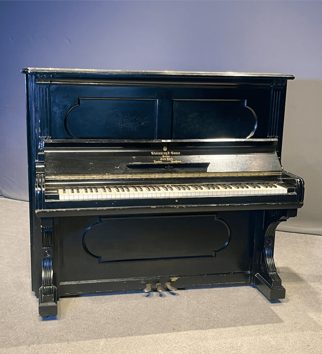 Steinway & Sons “Model F” Upright Piano - Antique Piano Shop, Inc.