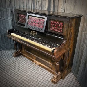 Rare Upright “Opera Piano” By Peek & Son Piano Company