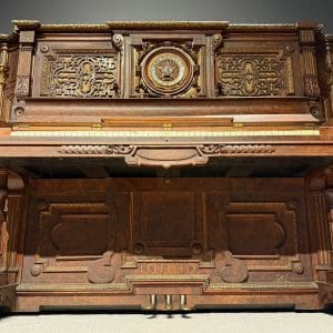 Chickering “American Legion” Rococo Style Upright Piano